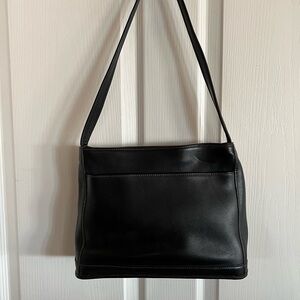 Coach Black Leather Shoulder Bag. JUST REDUCED!!!